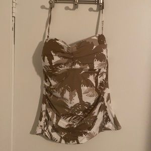 TOMMY BAHAMA   TANKINI TOP PALM TREE DESIGN